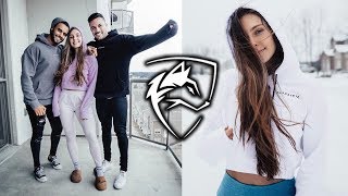 alphalete BTS with CG amp Nabil  HIIT workout  food  random life things [upl. by Oilime]