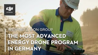 The Most Advanced Energy Drone Program in Germany  Westnetz EON Group [upl. by Ahsuoj224]