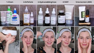 The Ordinary Skincare Routine for Acne Scars [upl. by Aiahc]