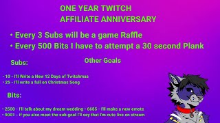 Boet has been a Twitch affiliate for one year 11102024 [upl. by Auof]