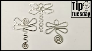 Flat Wire Dragonfly Pendants Jewelry Making Tutorial [upl. by Chaiken]