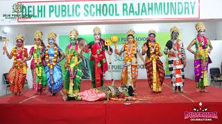 Navaratri Celebrations  High School Students Perform Devi Nava Avatars  DPS Rajahmundry [upl. by Manvell]