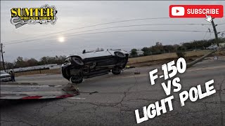 F150 vs Light Pole [upl. by Ariamat]