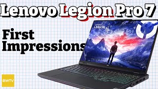 Lenovo Legion Pro 7  Unboxing and First Impressions  BW Tech [upl. by Phyllida]