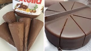 Awesome Chocolate Cake Art  Yummy Chocolate Cake Decorating Ideas  Easy Chocolate Cake Decorating [upl. by Adnarram]