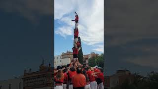 Castellers de Barcelona Pilar de 5  Festa Major de Sant Cugat [upl. by Colver340]