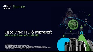 Cisco VPN FTD and Microsoft Azure AD with MFA using SAML [upl. by Atiuqrahc63]