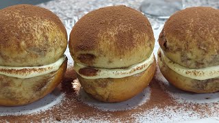 PESCHE dolci di panbrioche tiramisùcon uova pastorizzate [upl. by Analed260]