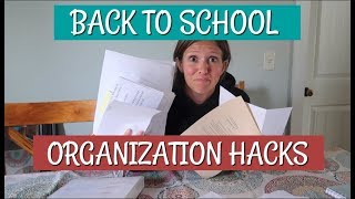 Back to School Organization Hacks  The School Binder [upl. by Toback]