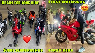 Pehla MotoVlog apni Ducati par 😍 or 7 Lakh ka exhaust laga diya bina chalaye 🔥 Long Ride k lye Ready [upl. by Ydwor]