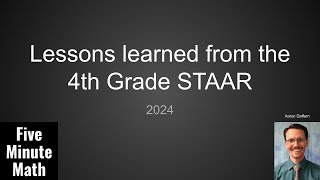 Lessons Learned From the 4th Grade Math STAAR 2024 [upl. by Frey]