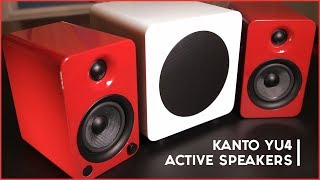 Kanto YU4 Active Bluetooth Desktop Speaker Review [upl. by Maillw66]