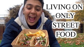 Living on JUST Street Food in London 4 London Hacks [upl. by Richarda]