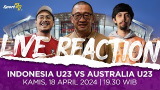 🔴 GROUP STAGE INDONESIA U23 VS AUSTRALIA U23 LIVE REACTION [upl. by Giliana]