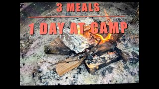 3 Meals 1 day camping food ideas [upl. by Anestassia]