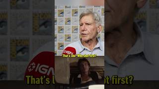 Harrison Ford refuses to answer our question sdcc [upl. by Adniles]