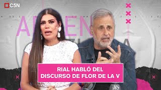 JORGE RIAL habló de la SALIDA de FLOR DE LA V de INTRUSOS [upl. by Karee]