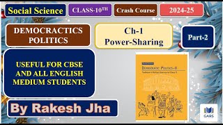 Social SciencePolSciClass10Ch1 PowerSharingPart2 [upl. by Mikol]