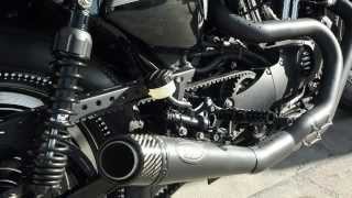 RSD SLANT EXHAUST SOUND SPORTSTER [upl. by Novyad437]