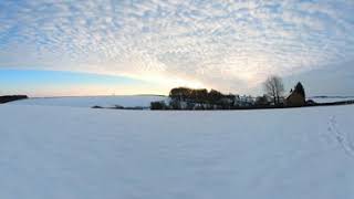 Sunrise in the Lincolnshire Wolds in 360 [upl. by Weidner]