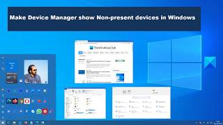 Make Device Manager show Non present devices in Windows 10 [upl. by Livi]