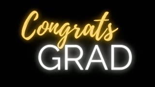 2 Hour Congrats Grad Congratulations Throwing Graduation Caps Background Video with Music [upl. by Feeley710]