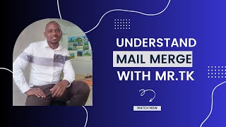 Mail Merge Introduction to mail merge  part 1 [upl. by Kynthia]