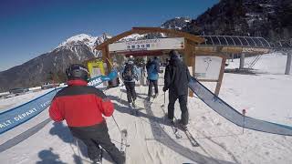 SKI de Piste CHAMROUSSE 2250 m 07 Mars 2024 Piste NOIRE COULOIR de CASSEROUSSE 1410 m [upl. by Wesa]