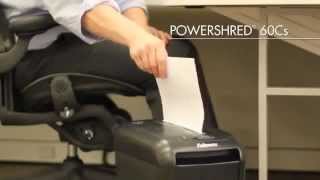 Fellowes Powershred® 60Cs 10Sheet CrossCut Shredder [upl. by Baldridge]