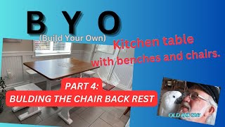 DIY Building The Kitchen Chair Back Rest [upl. by Akinar]