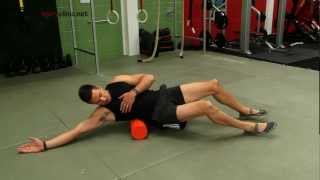 QL muscle  lower back side exercise with foam roller [upl. by Katerine929]