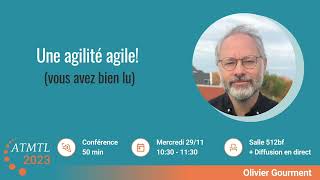 Une agilité agile  Vous avez bien lu [upl. by Gustavo]