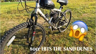 80CC BIKE IN THE SAND DUNES [upl. by Carpet]