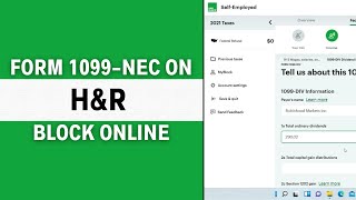 What is a 1099NEC on HampR Block  IRS 1099NEC Form Guide 2024 [upl. by Aliakim]