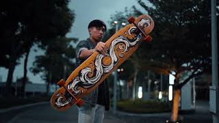 Crazy Longboard Tricks by SINGAPORE SKATERS  Hurricane 46quot Longboard [upl. by Oberg632]