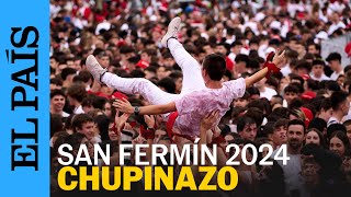 ESPAÑA  Los Sanfermines de 2024 el tradicional chupinazo  EL PAÍS [upl. by Koorb]