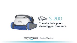 Maytronics S200 robotic pool cleaner top features [upl. by Eyr]