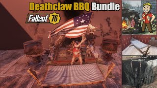 Deathclaw BBQ Bundle  Fallout 76 Showcase [upl. by Anaerb]