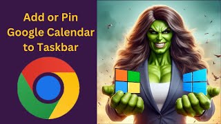 How to Add or Pin Google Calendar to Windows 11 Taskbar using Google Chrome  GearUpWindows Tutorial [upl. by Ydnec]