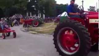 Tractor parade at the Tippecanoe County Fair [upl. by Yseulte691]