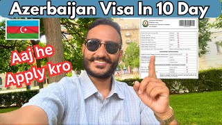 Azerbaijan E visa process amp documents  Azerbaijan visit visa 2024  Visa application Fee [upl. by Teragram]