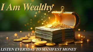 Manifest Wealth and Abundance  Powerful Money Affirmations [upl. by Ahsaekal]