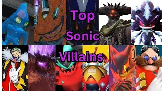 Top 13 Villains in Sonic the Hedgehog A Deep Dive [upl. by Ellehcem]