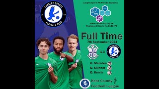 Bromleians 13 Langley Sports FC 07092024 Goal Highlights 0 [upl. by Aihsotan]