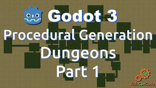 Procedural Generation in Godot Dungeon Generation part 1 [upl. by Yecnuahc567]