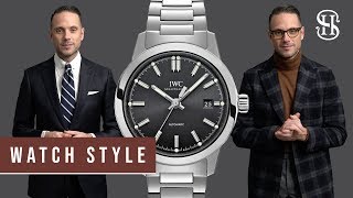 3 Ways To Style The IWC Ingenieur  Matching Watches To Outfits [upl. by Ghassan]