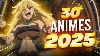 LES ANIMES DE LHIVER 2025 30 animes 😱 [upl. by Aetnahs]