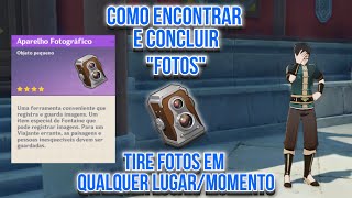 Como Encontrar e Concluir a Missão quotFOTOSquot  Genshin Impact [upl. by Kentiggerma]