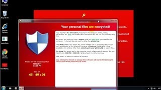 HOW TO FIX quot Your personal files are encrypted quot popup from CryptoLocker ransomware [upl. by Inoliel]