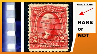 GEORGE WASHINGTON 2 cents Red Philately stamp price value [upl. by Durarte]